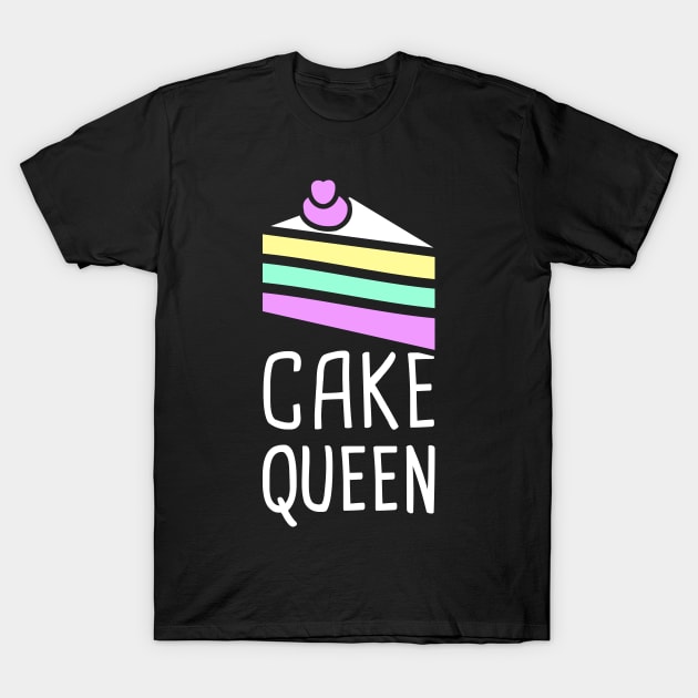 Cake Queen | Cute And Funny Baker Design T-Shirt by MeatMan